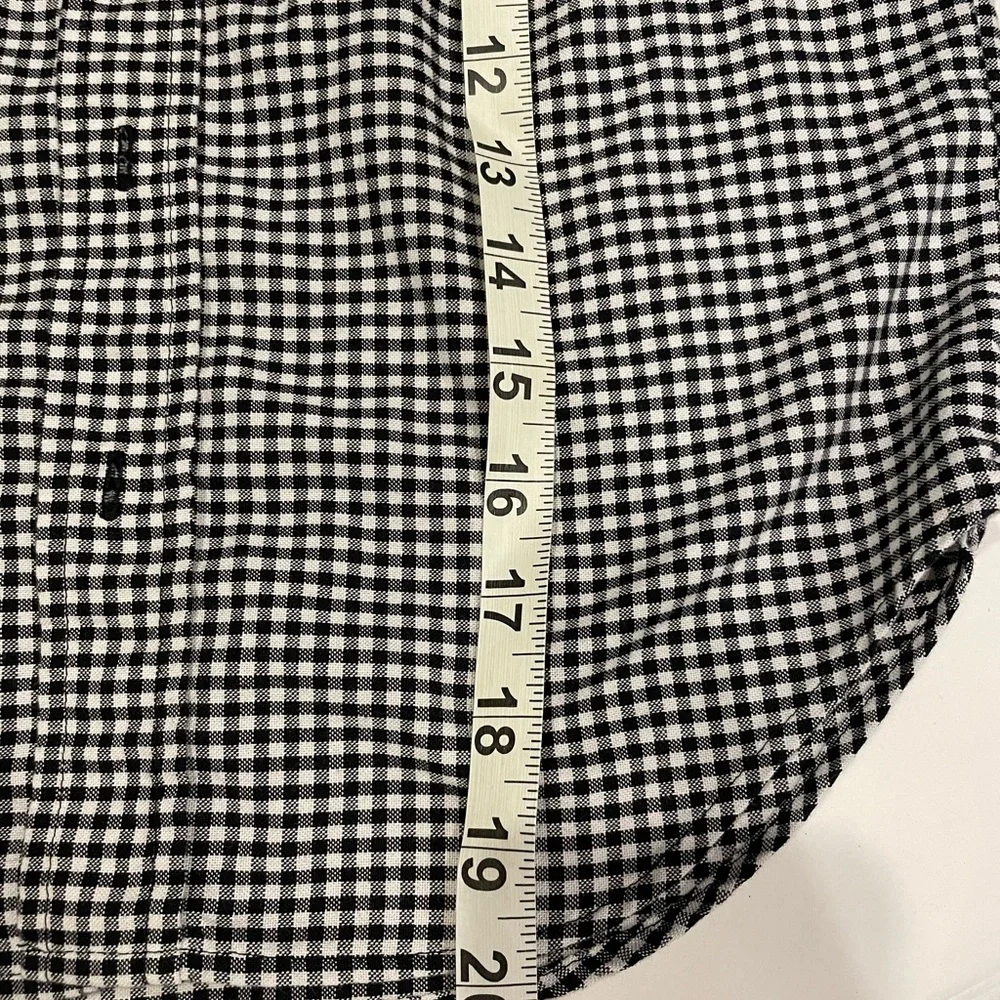 Plaid button down shirt